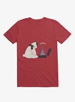Traveler Tourist Eiffel Tower Bear Paris T-Shirt