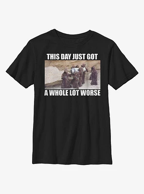 Star Wars This Day Just Got Worse Youth T-Shirt