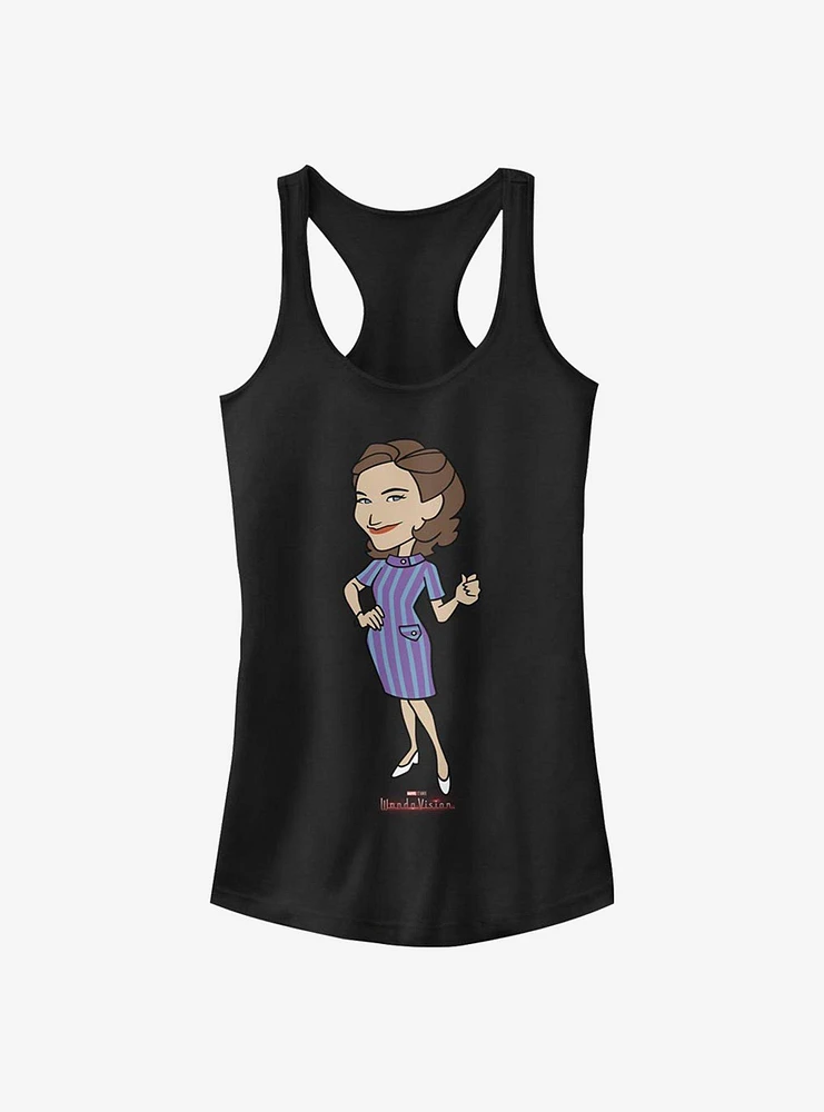 Marvel WandaVision Retro Agatha Girls Tank