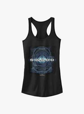 Marvel WandaVision S.W.O.R.D Glitch Girls Tank