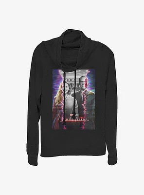 Marvel WandaVision Poster Cowlneck Long-Sleeve Girls Top