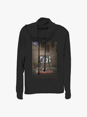 Marvel WandaVision Poster 50's Cowlneck Long-Sleeve Girls Top