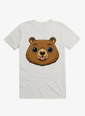 Bear Face White T-Shirt