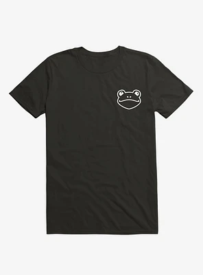 Frog Black And White Minimalist Pictogram
