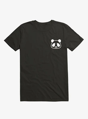Panda Black And White Minimalist Pictogram