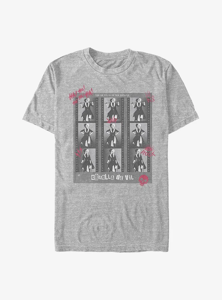 Disney Cruella Film Negatives T-Shirt