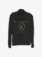Disney Cruella House Of Baroness Logo Cowlneck Long-Sleeve Girls Top