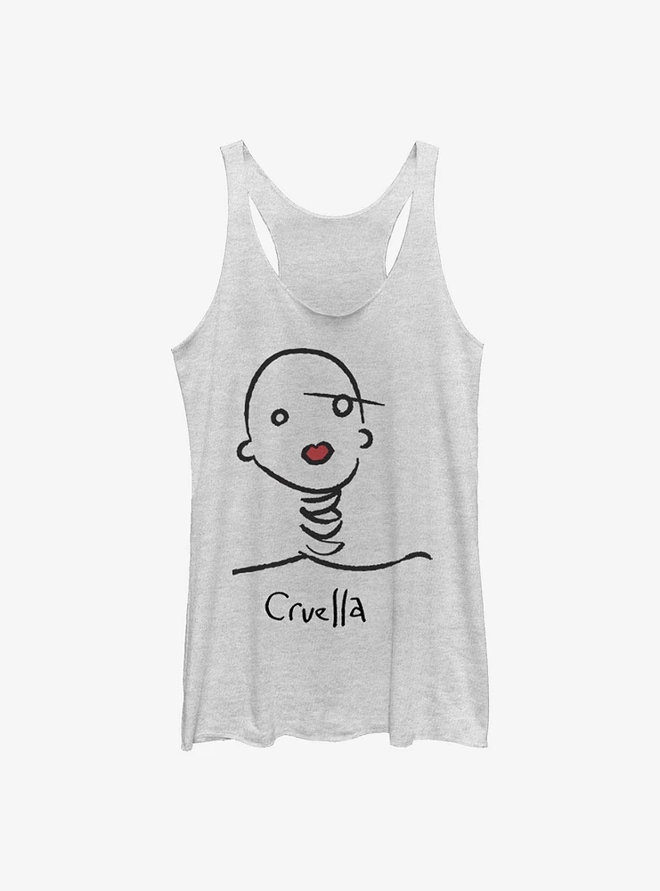 Disney Cruella Doodle Girls Tank