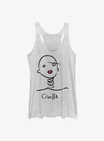 Disney Cruella Doodle Girls Tank