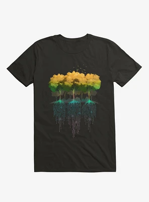 Connection Forest Black T-Shirt