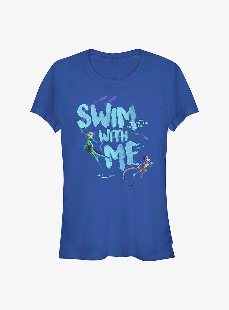 Disney Pixar Luca Swim With Me Girls T-Shirt
