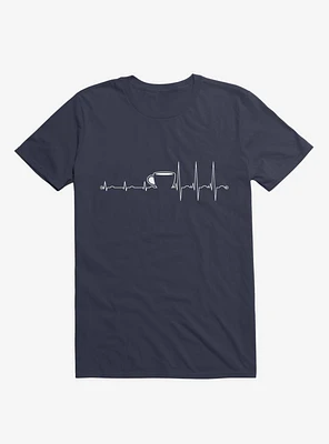 Wakeup Coffee Navy Blue T-Shirt