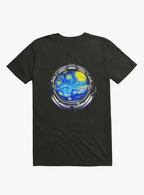 Starry Night Universe Black T-Shirt