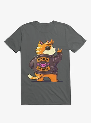 Born Hell Charcoal Grey T-Shirt
