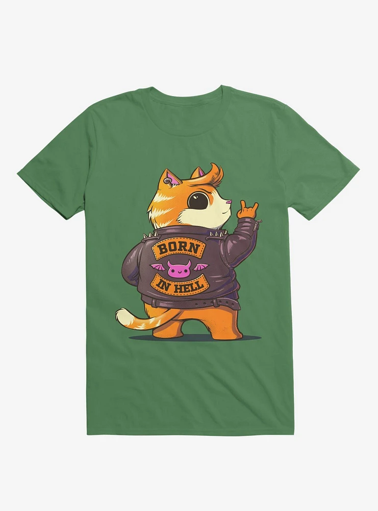 Born Hell Kelly Green T-Shirt