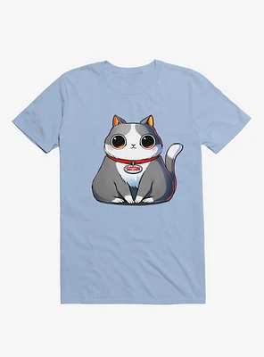 Satan Cat Light Blue T-Shirt