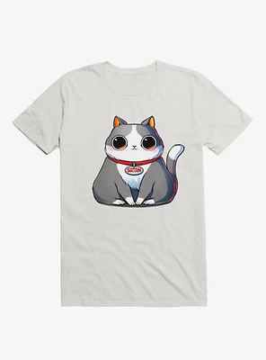 Satan Cat White T-Shirt