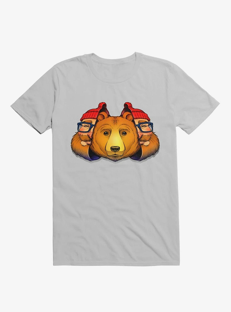 Bear Inside Ice Grey T-Shirt
