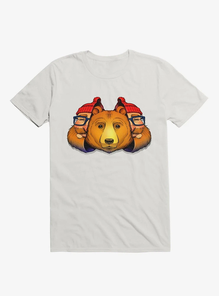 Bear Inside White T-Shirt