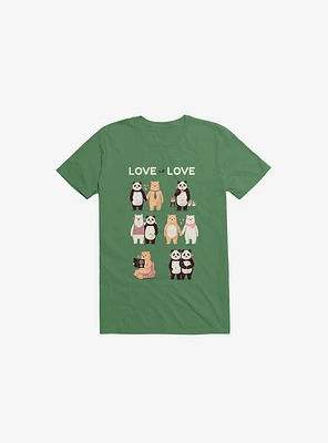 Love Is Love, Being Single Ok! Kelly Green T-Shirt