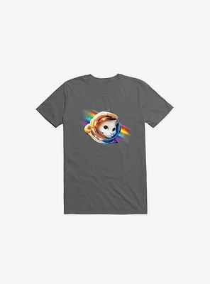 Astronaut Cat Charcoal Grey T-Shirt