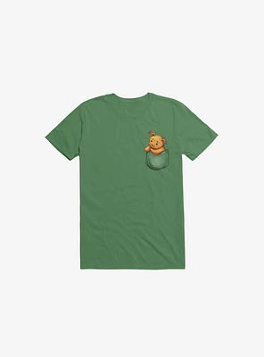 You're Always Inside My Heart Pocket Kelly Green T-Shirt