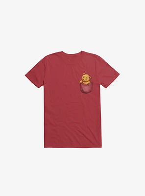 You're Always Inside My Heart Pocket Red T-Shirt