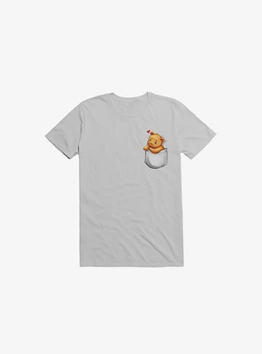 You're Always Inside My Heart Pocket Ice Grey T-Shirt