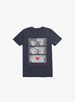 When We Are The Same Place Navy Blue T-Shirt