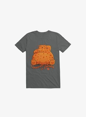 Quiero Comerte A Besos Bear Charcoal Grey T-Shirt