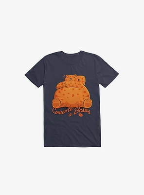 Quiero Comerte A Besos Bear Navy Blue T-Shirt