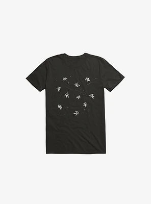 Gravity Reloaded Astronauts Black T-Shirt