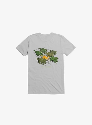 Jurassicats Ice Grey T-Shirt