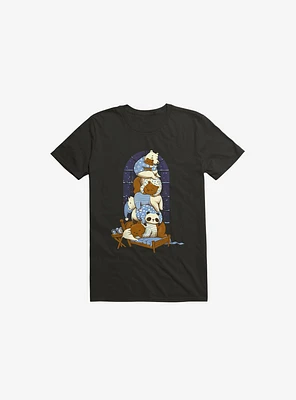 Good Night Bears Black T-Shirt