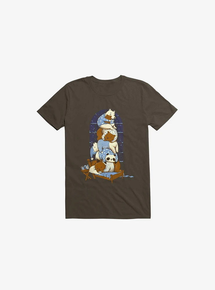 Good Night Bears Brown T-Shirt