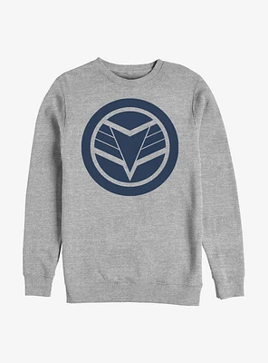 Marvel The Falcon And Winter Soldier Shield Crew Sweatshirt