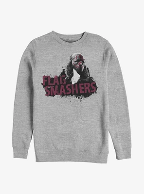 Marvel The Falcon And Winter Soldier Flag Smashers Crew Sweatshirt