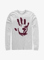 Marvel The Falcon And Winter Soldier Bloody Hand Long-Sleeve T-Shirt