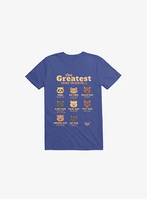 Greatest Bears: Insert Your Bear Royal Blue T-Shirt