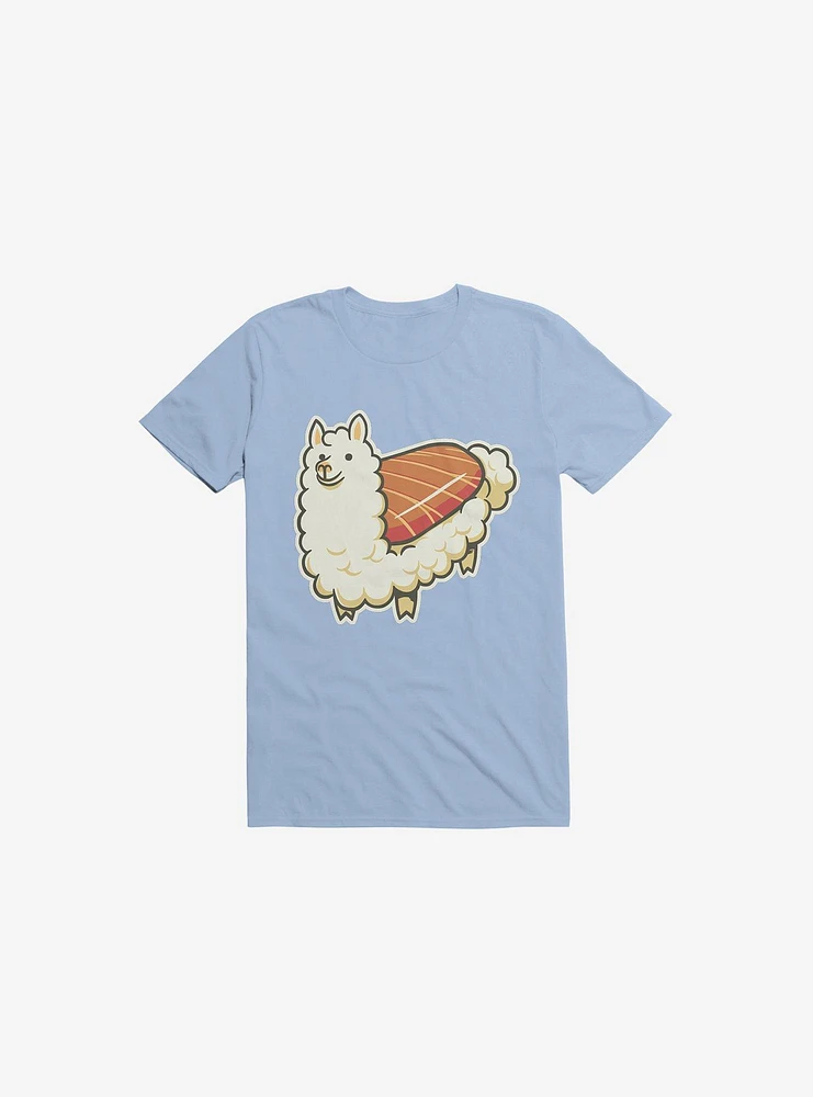 Alpaca Sushi Niguiri II Light Blue T-Shirt