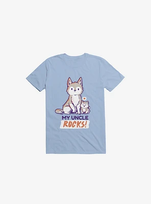 My Uncle Rocks Light Blue T-Shirt