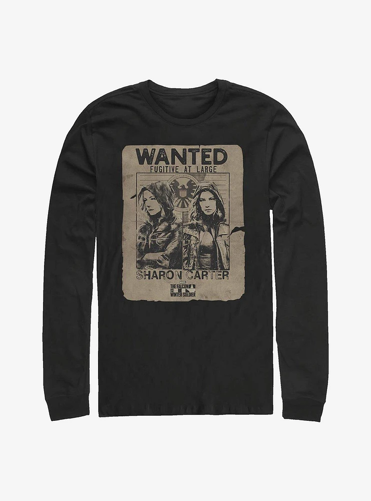 Marvel The Falcon And Winter Soldier Unjustly Accused Sharon Long-Sleeve T-Shirt