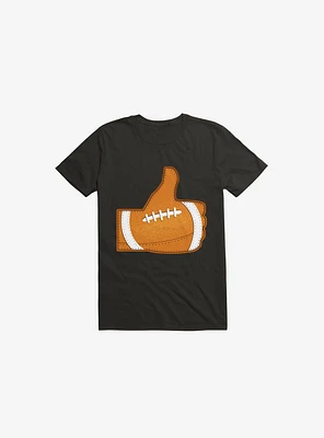 I Love Football 2.0 Black T-Shirt