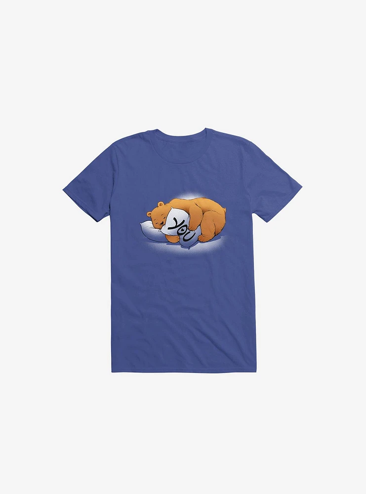 Missing You Bear Royal Blue T-Shirt