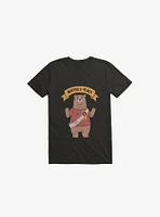 2nd Place Bear Black T-Shirt
