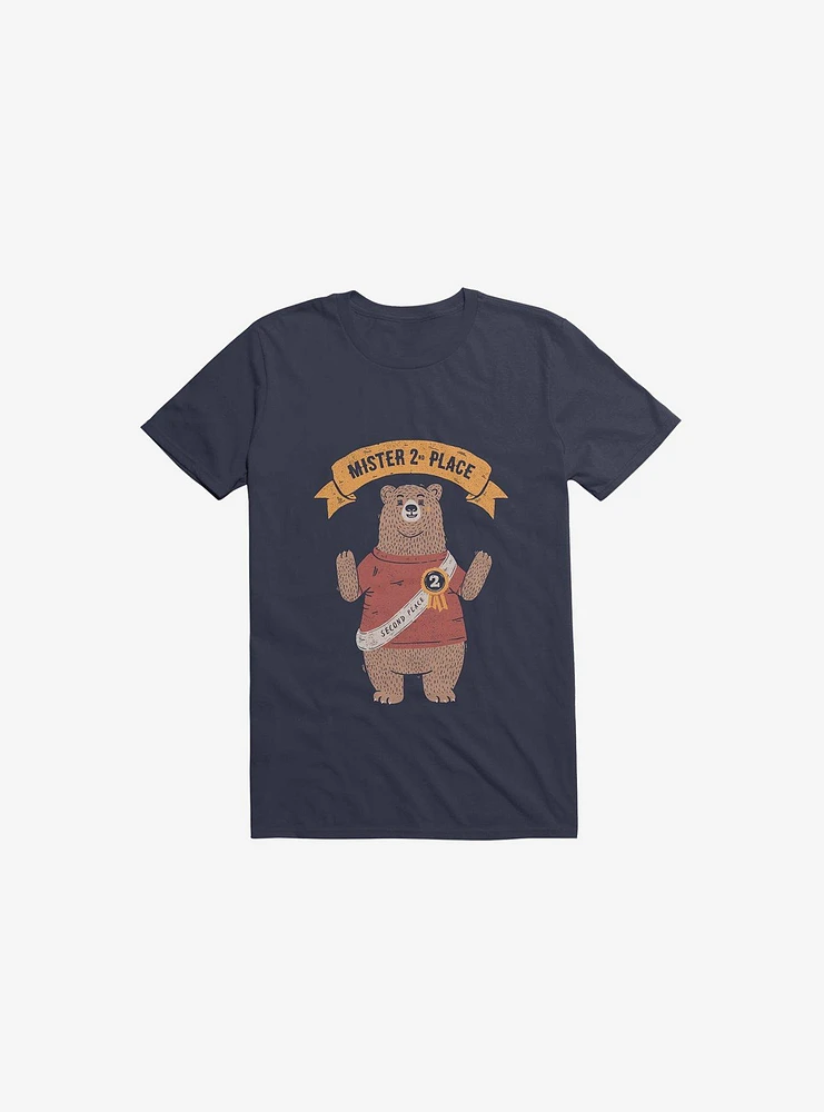 2nd Place Bear Navy Blue T-Shirt