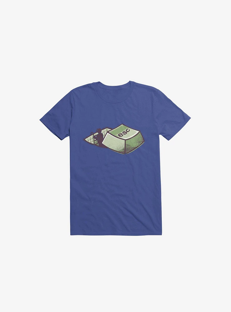 Introvert's Escape Royal Blue T-Shirt