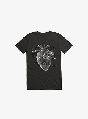 Astro Heart Black T-Shirt