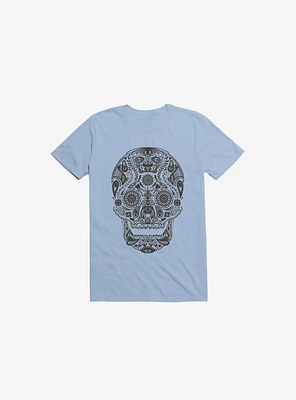 Dia De Los Muertos Light Blue T-Shirt