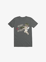 Heart Attack Charcoal Grey T-Shirt